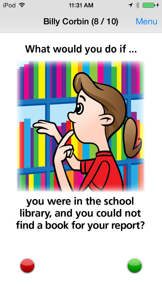 #2. What Would You Do at School If Fun Deck (iOS) Podle: Super Duper Publications