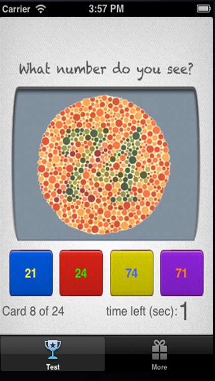 Colorblind Eye Exam