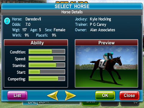 Virtual Horse Racing 3D HD FREE screenshot 2