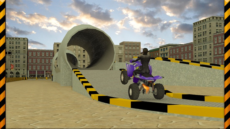 Quad Bike Race Stunt 3D - A crazy stunt bike simulator screenshot-4