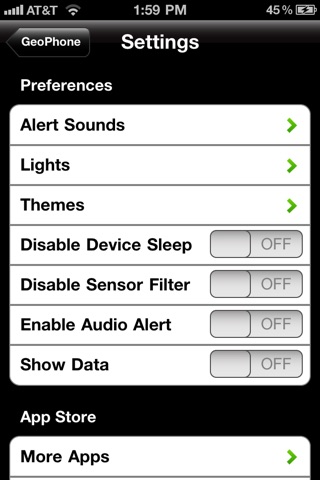 GeoPhone Vibration Detector screenshot 4