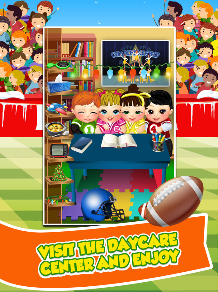 Cheerleader Baby Salon Spa - Candy Food Cooking Kids Maker Games for Girls