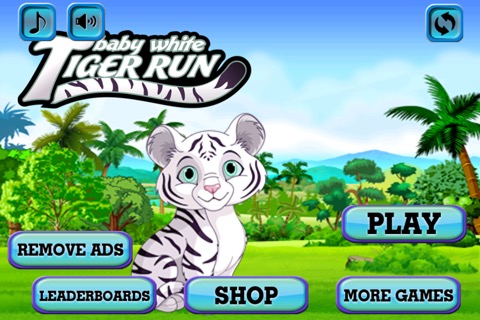 Baby White Tiger Run : Dash Race with Mittens the Super Sonic Cubのおすすめ画像1
