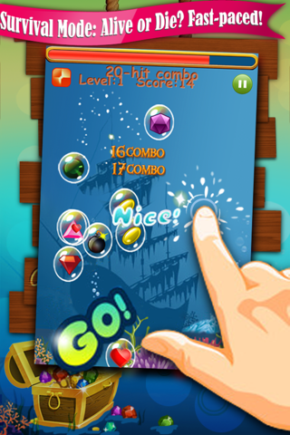 01 Jewel Bubble Mania Blitz - New Shooter Star Dash Saga for Best Cool Funny Girls and Kids Burst Puzzle Free Games screenshot 3