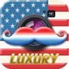 American Mustache Booth - Patriotic Photo App - Luxury Edition