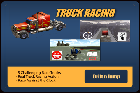 3D Truck Racing : High Speed Race screenshot 2