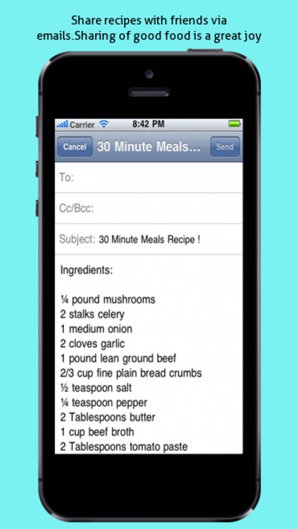 Quick and Easy Meal Recipes screenshot-4