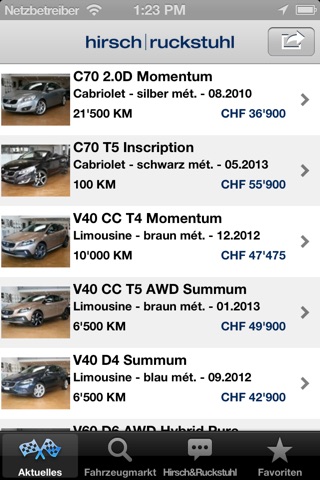 Volvo Kloten Hirsch&Ruckstuhl screenshot 2