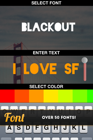 Font Free - Text Overlay for Photos screenshot 3