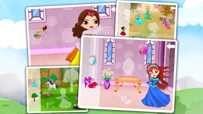 Princess puzzles for girls - Magical dress up puzzle games
