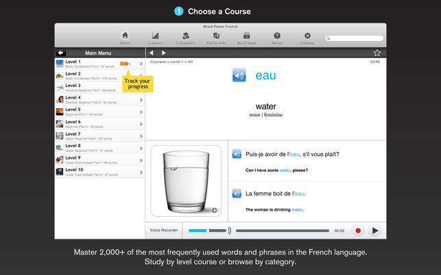WordPower Learn French Vocabulary by InnovativeLanguage.com(圖1)-速報App