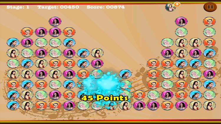 Pop Cyrus Bubble Ball Blaster screenshot-4