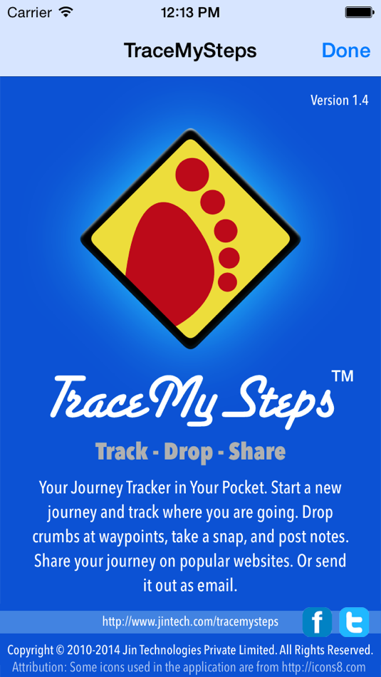 #1. TraceMySteps (iOS) 由: Jin Technologies Private Limited