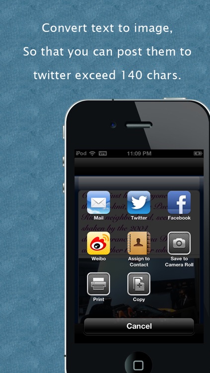 LongTwit - "Convert text to image for Twitter, Facebook & Weibo"
