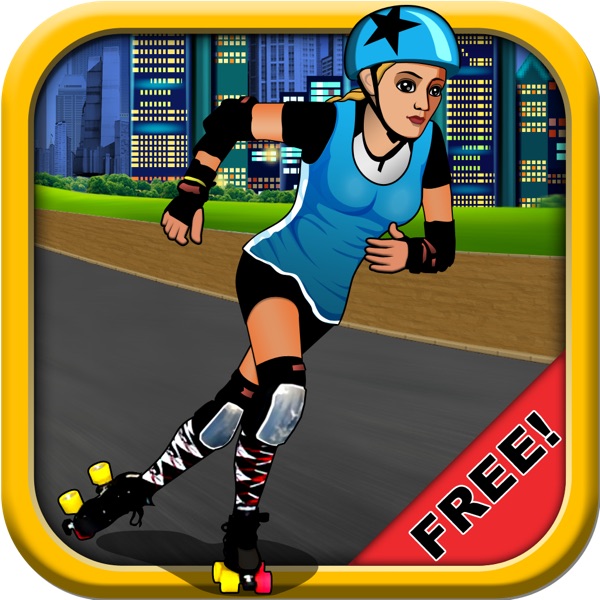 A ROLLER DERBY CANDY DASH - FREE DOWNHILL RACING GAME A ROLLER DERBY CANDY DASH - FREE DOWNHILL RACING GAME