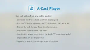 A-Cast Player screenshot #1 for Apple TV