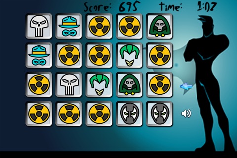Super Hero - Matching Game screenshot 2