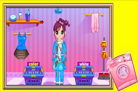 Washing Game Peppy Clothes screenshot 2
