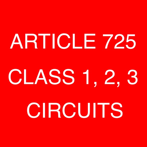 Electrical Code Article 725 Class 1, 2, 3 Circuits icon