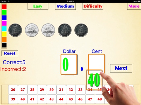 Kids Canadian Coin,(age 6-8) screenshot 3