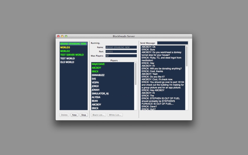 BlockheadsServer (macOS) 由: Majic Jungle Software BlockheadsServer (macOS) 由: Majic Jungle Software