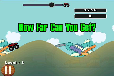 Monster Truck Car Jump - Extreme Escape Chase Challenge screenshot 2