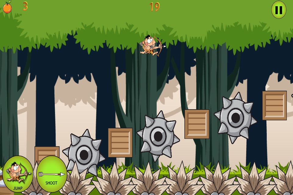 Flint-Stones: The Forest Hunter in Stone Age - Free Game 2015 screenshot 4