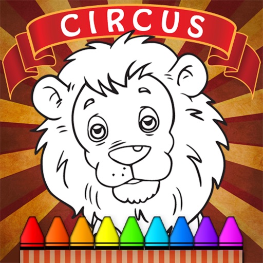 Circus Coloring Book Icon