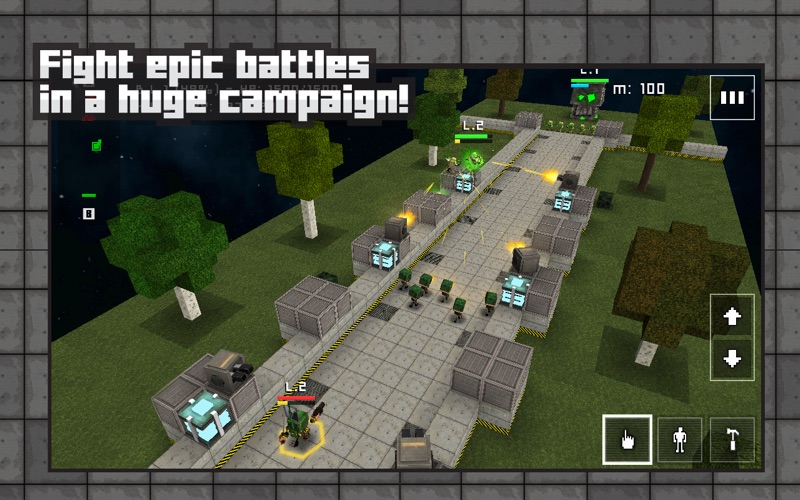 block fortress: war iphone screenshot 1