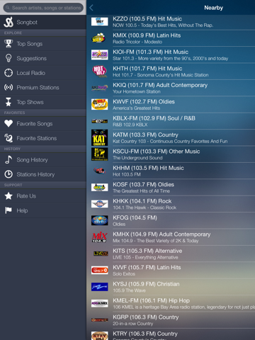 Screenshot #6 pour Songbot: On-Demand Talk Shows & Songs