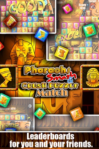 Pharaohs Smash & Crush Puzzle Match - Free Game - Pharaoh Crusher screenshot 4