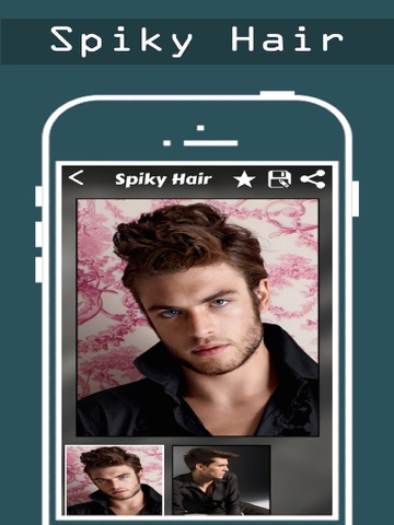 Screenshot #4 pour Men Hairstyle - Hair ideas Spiky Hair and Mohawk Hair Catalog Models