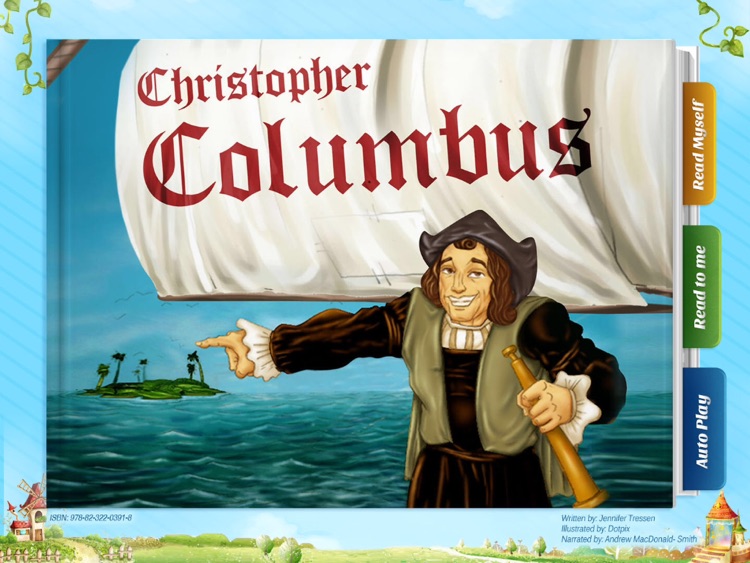 Christopher Columbus - Have fun with Pickatale while learning how to read.