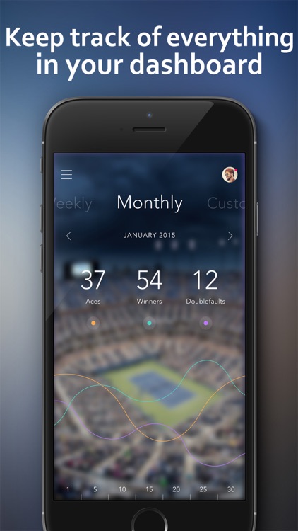 Tennis App Professionell - Lite