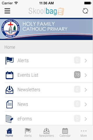 Holy Family Catholic Primary Skennars Head - Skoolbag screenshot 2