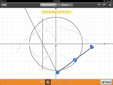 Screenshot #5 pour Geometry: Constructions Tutor (Lite)