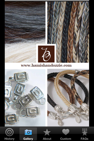 Horsehair Jewellery - Gold and Silver Equestrian Horse Jewelry screenshot 4