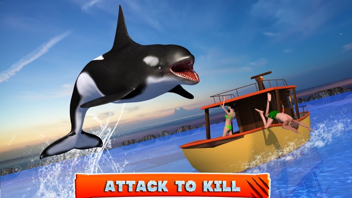 Killer Whale Beach Attack 3D