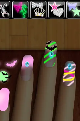 Game screenshot Glow Nails - Glowing Neon Lite Up Nail Art Salon mod apk