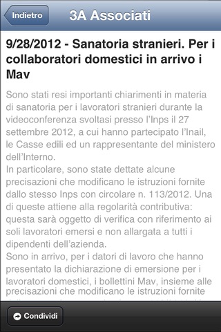 3A Associati News screenshot 2