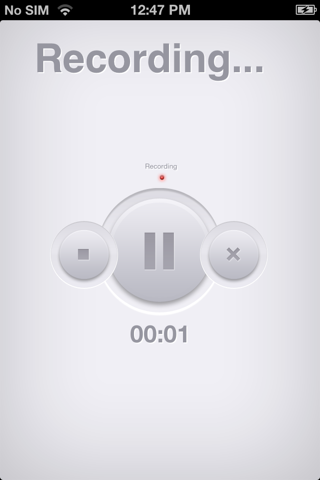 MinimalRecorder screenshot 2