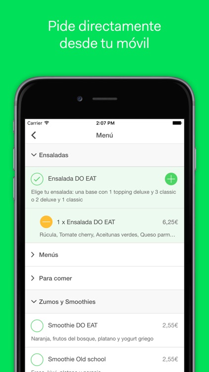 Prior - pide y paga desde el móvil