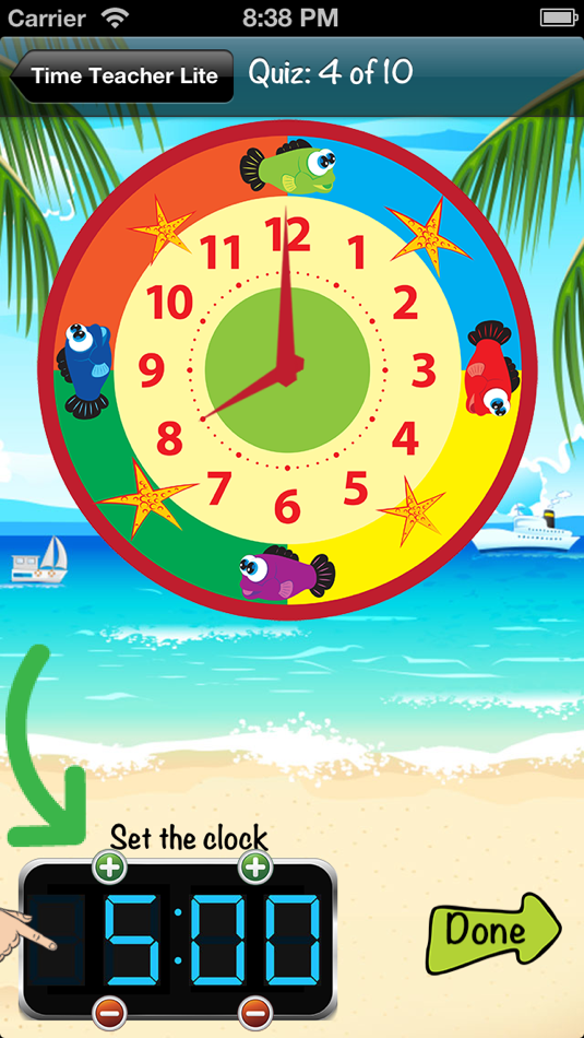 #1. Time Teacher Lite - Learn How To Tell Time (iOS) 由: LearnWeaver Pty Ltd