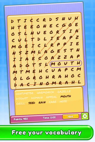 Word Search - The Best Word Game of SweetZ PuzzleBox screenshot 2