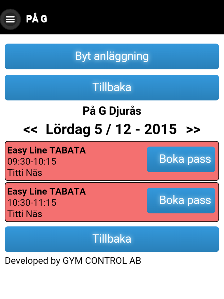 På G