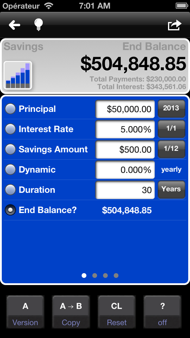 Loan and mortgage calculator - MarkMoney Screenshot