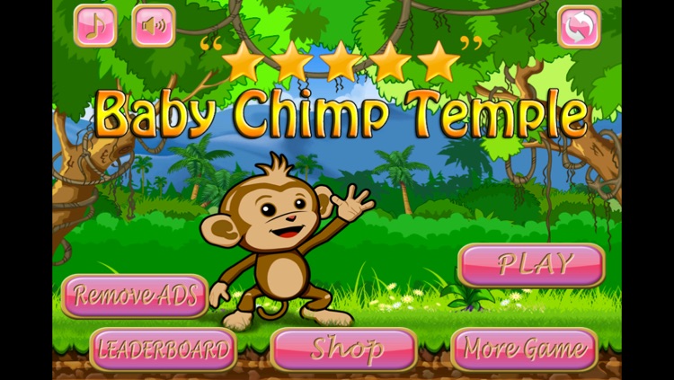 A Baby Chimp Temple - Crush and Run above Candy Snakes version 2