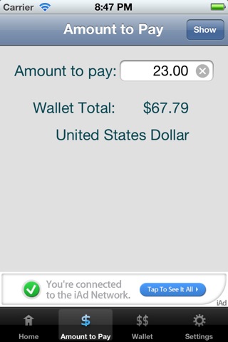 Handy Wallet screenshot 2