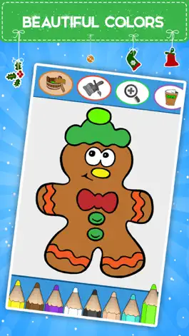 Game screenshot Winter coloring book for toddlers: Kids drawing, painting and doodling games for children apk