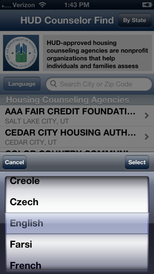 HUD Counselor Locator(圖5)-速報App